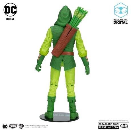 Green Arrow (Longbow Hunter) with McFarlane Toys Digital Collectible 7” Action Figure