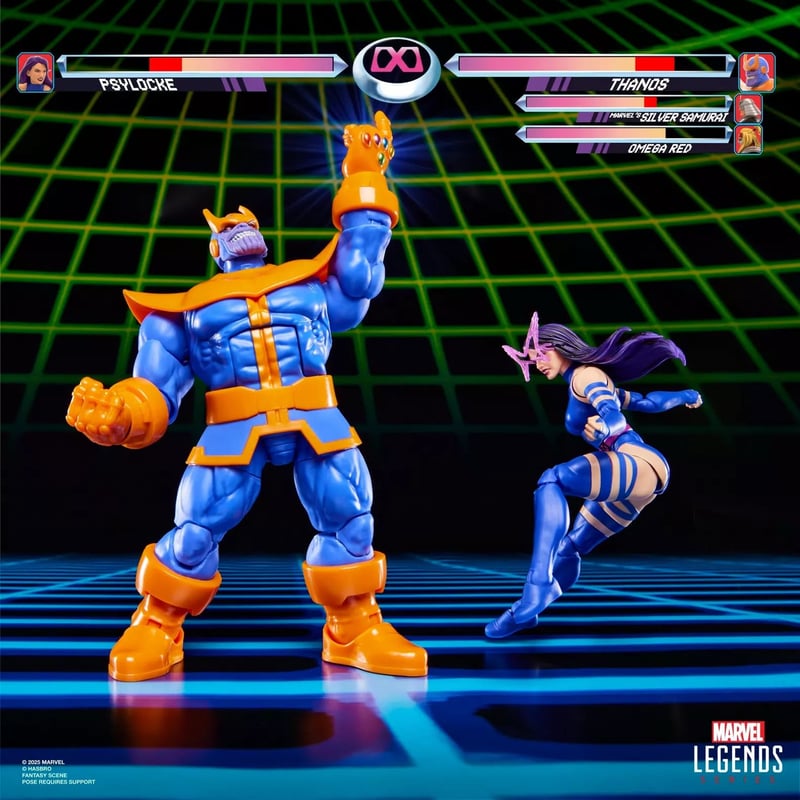 Marvel Legends Series Gamerverse Psylocke vs. T