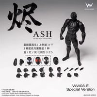 鯨工房 Whale Works 男性可動素体 - "燼" （黒）Male Action Body - "Ash" (Black) 1/12スケール 完成品アクションフィギュア