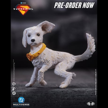 McFarlane Toys DC DX Theatrical Edition Supergirl & Puppy Krypto (Supergirl Movie) 7”