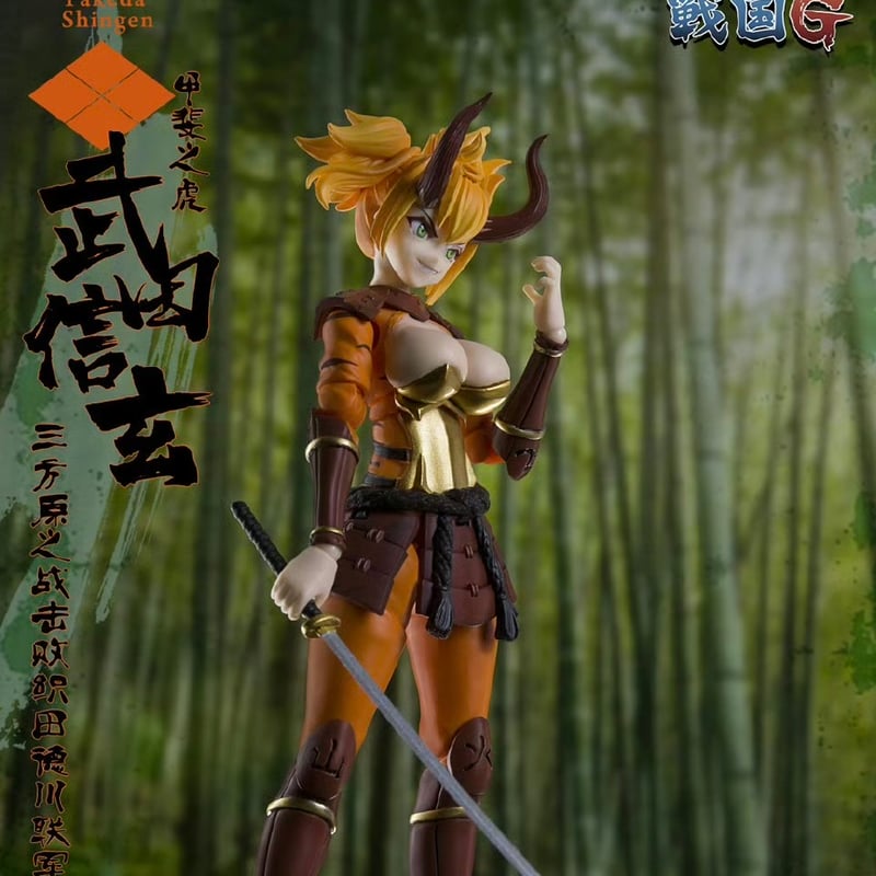 玩朝玩具 戦国娘 - 武田信玄 1/12 Action Figure | TRISKELE