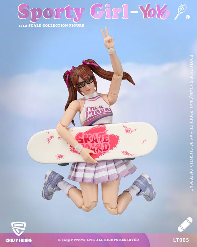 CF TOYS Crazy Figure Sporty Girl YoYo 1/12 scal