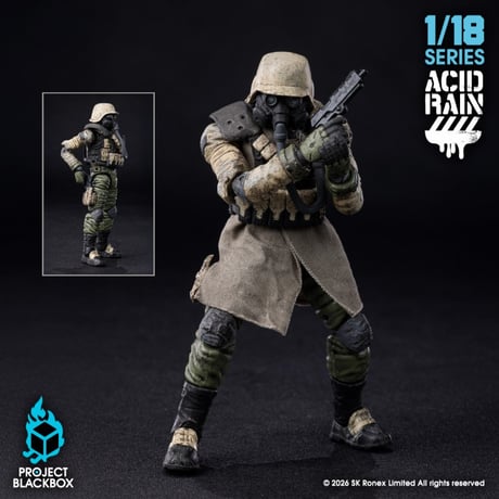 【予約】ACID RAIN 《酸雨戦争》 - Project Black Box - Wave3 PBB-AR010 Sand Sand Trencher 1:18 Action Figure