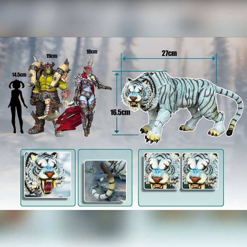 予約前受金】Fury Toys Maya Temple Tiger FT-04 Frost