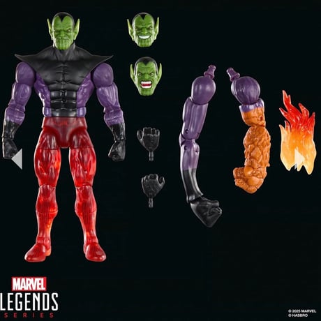 NYCC 2025 Marvel Legends Fantastic Four Villain – Super Skrull 6” Action Figure
