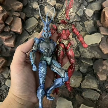 玩朝玩具 山海神話系列 蝦兵蟹将 右先鋒 浪戈 (エビ兵・赤) 1/12 Scale Action Figure