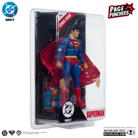 Mcfarlane Toys  DC Superman (Zero Hour) with Comic (Page Punchers) 7” Action Figure