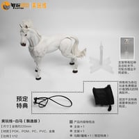 【予約】非玩玩具 爽玩線 - 馬（白毛／躍動版） 1/12 Action Figure