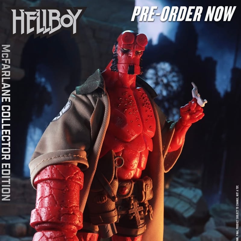 1000TOYS ヘルボーイ HELLBOY フィギュア 千値練 開封済 ヘルボーイ 1/12 SCALE ACTION FIGURE 30TH ANNIVERSARY EDITION