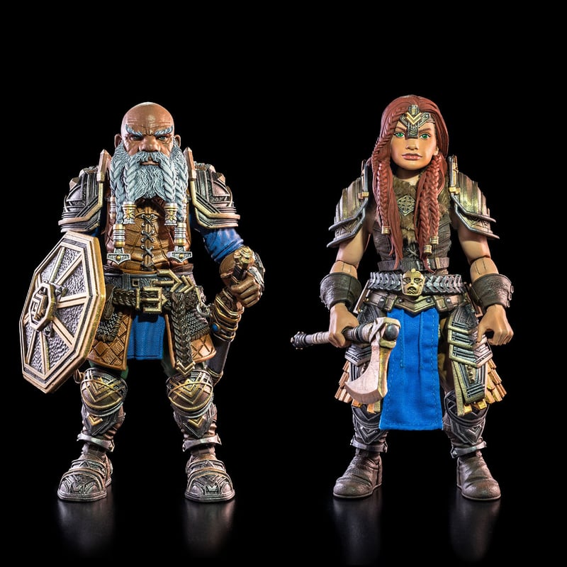 新品、未開封品「Mythic Legions」アクションフィギュア2体セット 予約】Mythic Legions: RISING SONS EXILES FROM UND