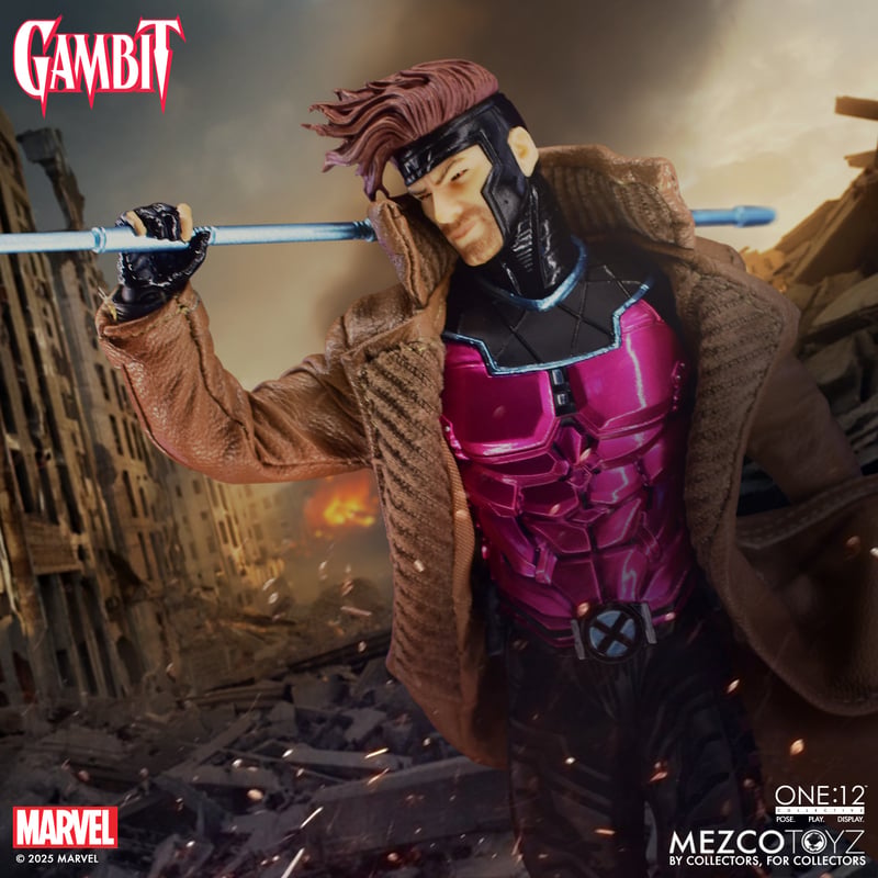x-men　ガンビット　ワン12コレクティブ　mezco　1/12　フィギュア 予約】MEZCO TOYZ One:12 Collective X-Men: Gambit