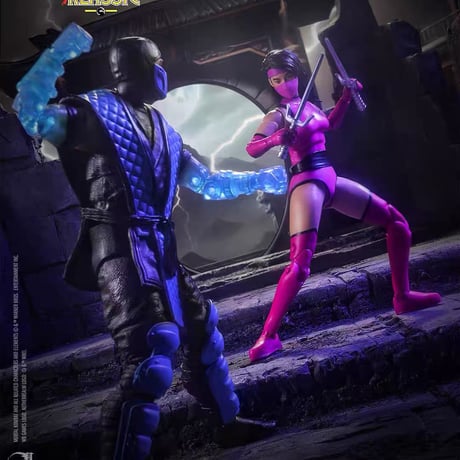 McFarlane Mortal Kombat Klassic Sub-Zero VS Mileena 7” Action Figure Deluxe 2-Pack