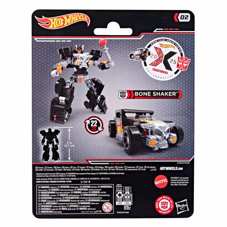 Transformers Collaborative Hot Wheels x Transformers Wave1 Bone Shaker