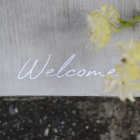 Welcome sticker