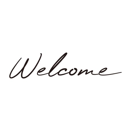 Welcome sticker