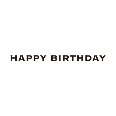 Happy Birthday sticker No.02