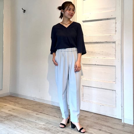 極美品 パシオーネ リボンタイバイカラーブラウス 40 パシオーネ | STORES