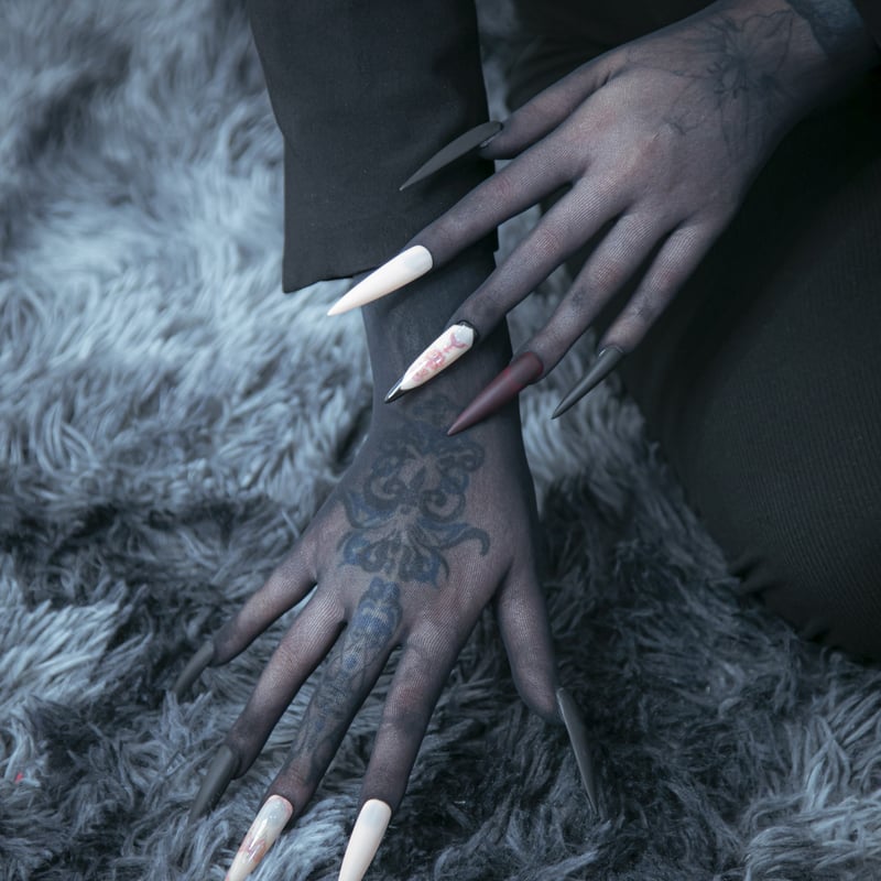 フルオーダー】スーパーロングネイルチップグローブ® | nailsalon ODD