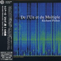 RICHARD PINHAS - De i'Un et du Multiple