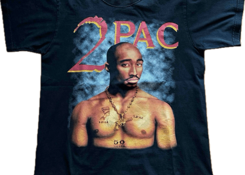 90's Vintage 2pac RAP TEE size:L | 夜葉屋