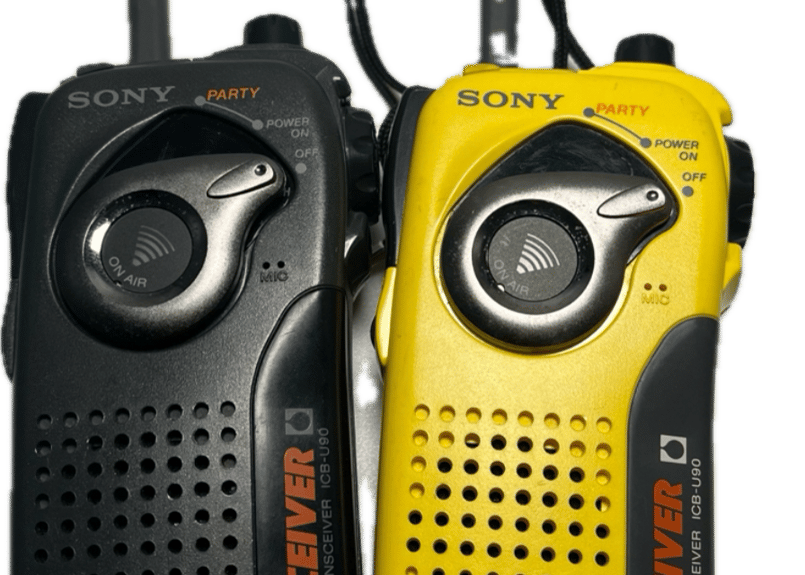 SONYトランシーバー ICB-U700 2台セット SONY 特定小電力トランシーバー ICB-U700 動作品2台 マイク付の