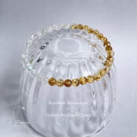 Inner Light – Unity Within　◆Rainbow Moonstone × Golden Rutilated Quartz