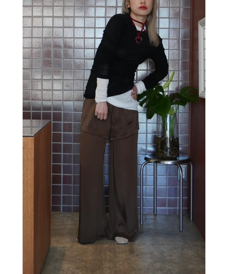 パンツ Mediam MD10-0019 Mediam】Overlapping Pants | Sunny Roots Store
