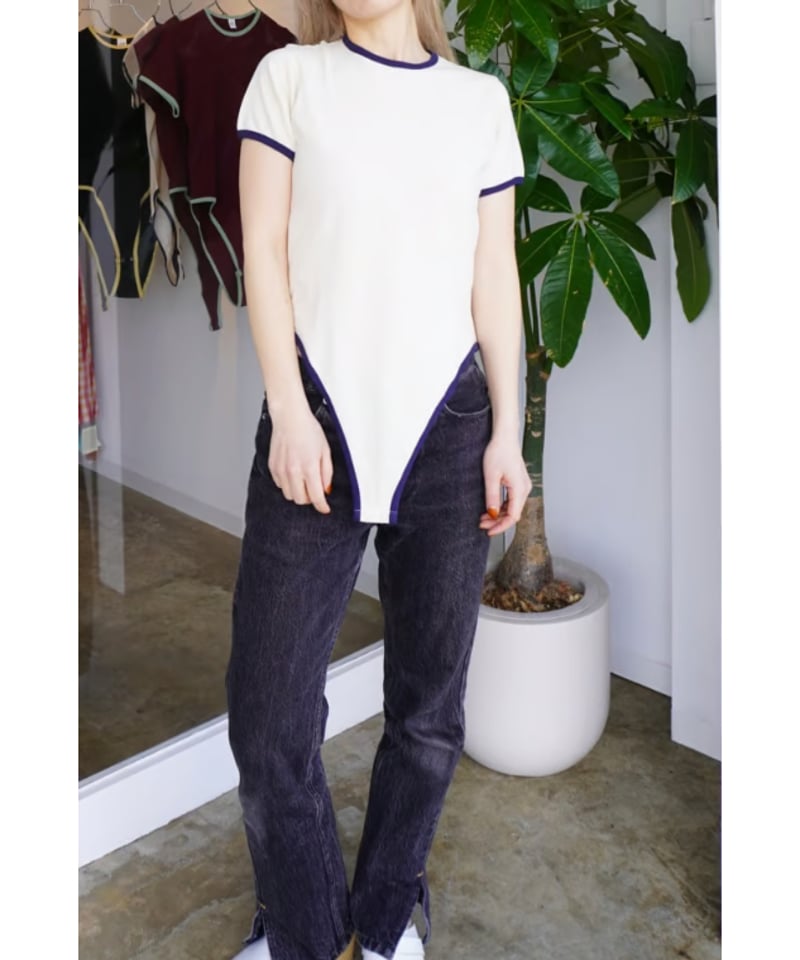 トップス fifi collection body suits fifi collection】piping body suit | Sunny Roots