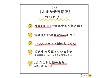 りんにおまかせ定期便※冷凍