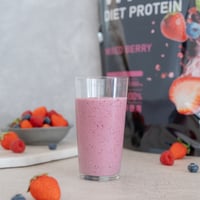 HELLEL ホエイ ダイエット プロテイン ミックスベリー風味 3,000g