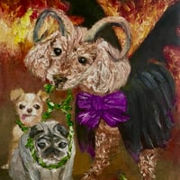 犬のタロット『THE DEVIL 悪魔』