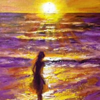夕陽が海に沈むまで