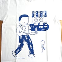 シルクプリント1色刷Tシャツ ひろせべに「コロッケ屋さん」
