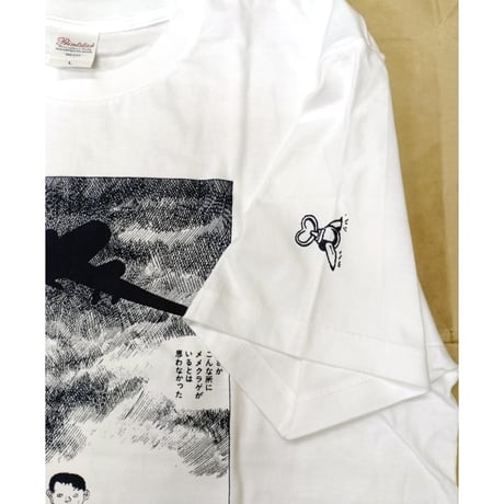 シルクプリント1色刷Tシャツ つげ義春 「ねじ式-メメクラゲ」