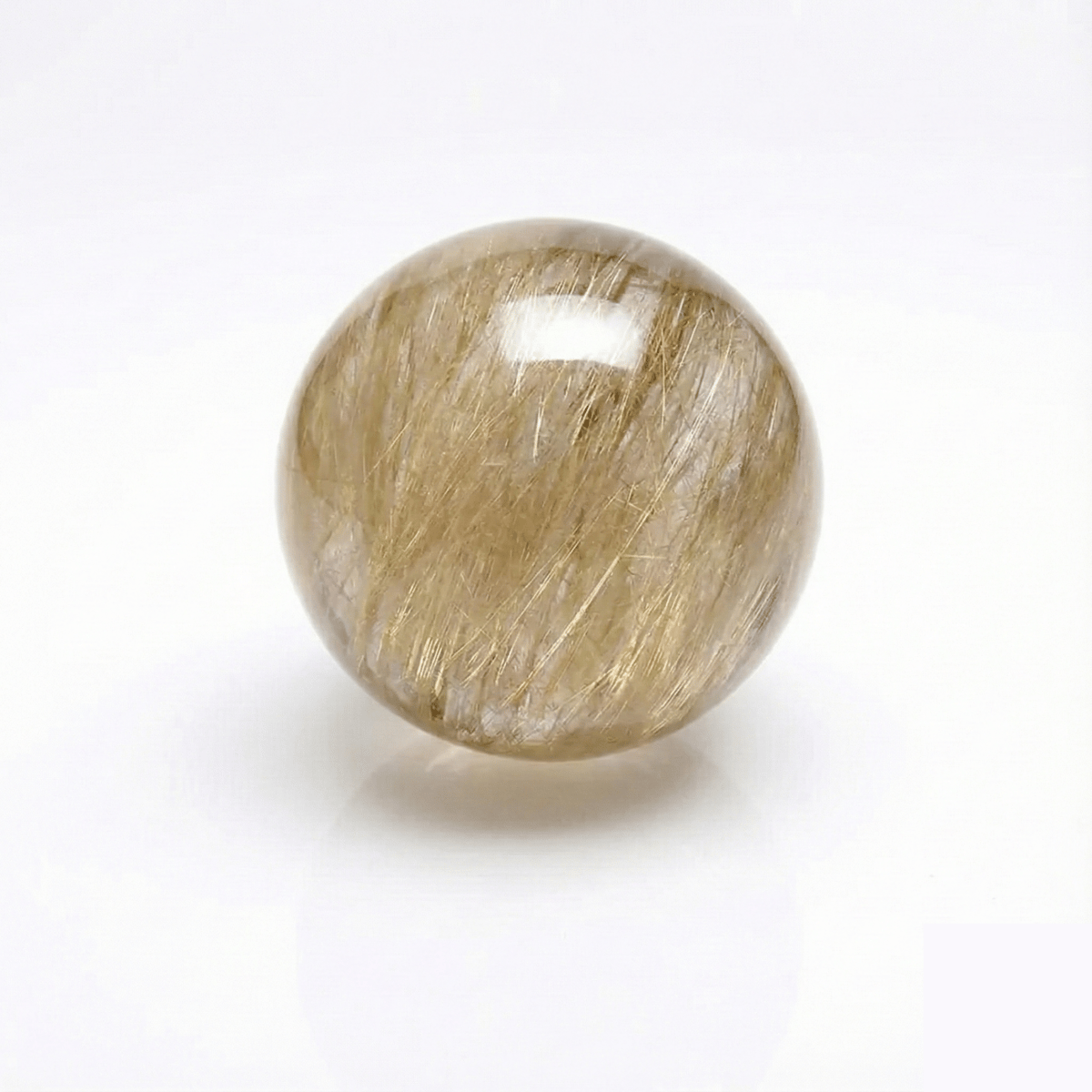 ルチルクォーツスフィア21.5mm│希望を射抜く光を宿す石 | セラフィス