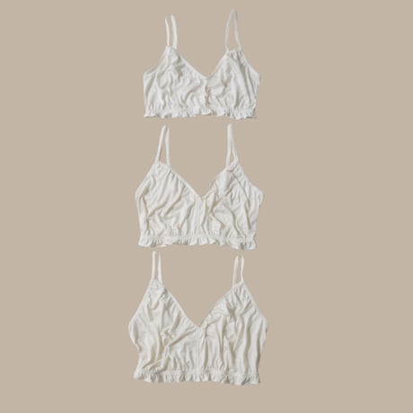 SILK LAYERED BRA ｜SINGLE |単品