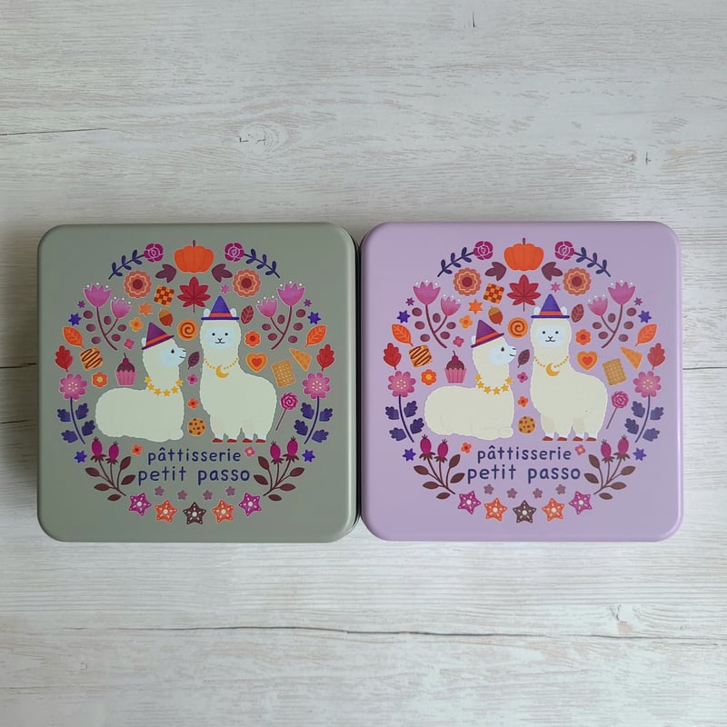 再販売】パッソくんのハロウィンクッキー缶 | patisserie petit passo