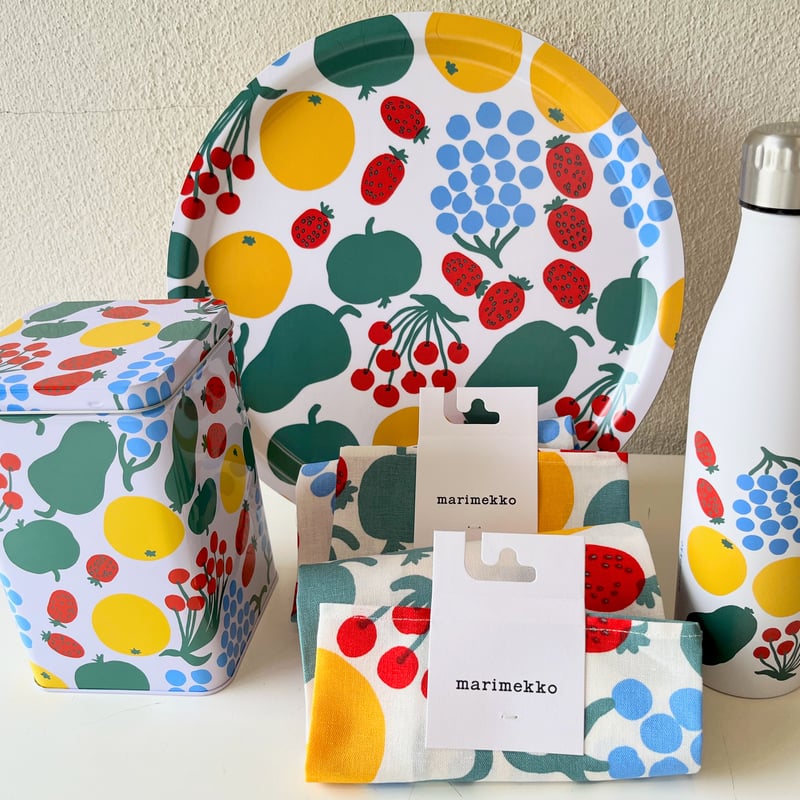 マリメッコMarimekko ムイヤ　缶　3点セット ◇フィンランド限定◇ Marimekko×K-citymarket 「TORI」缶 | Mik