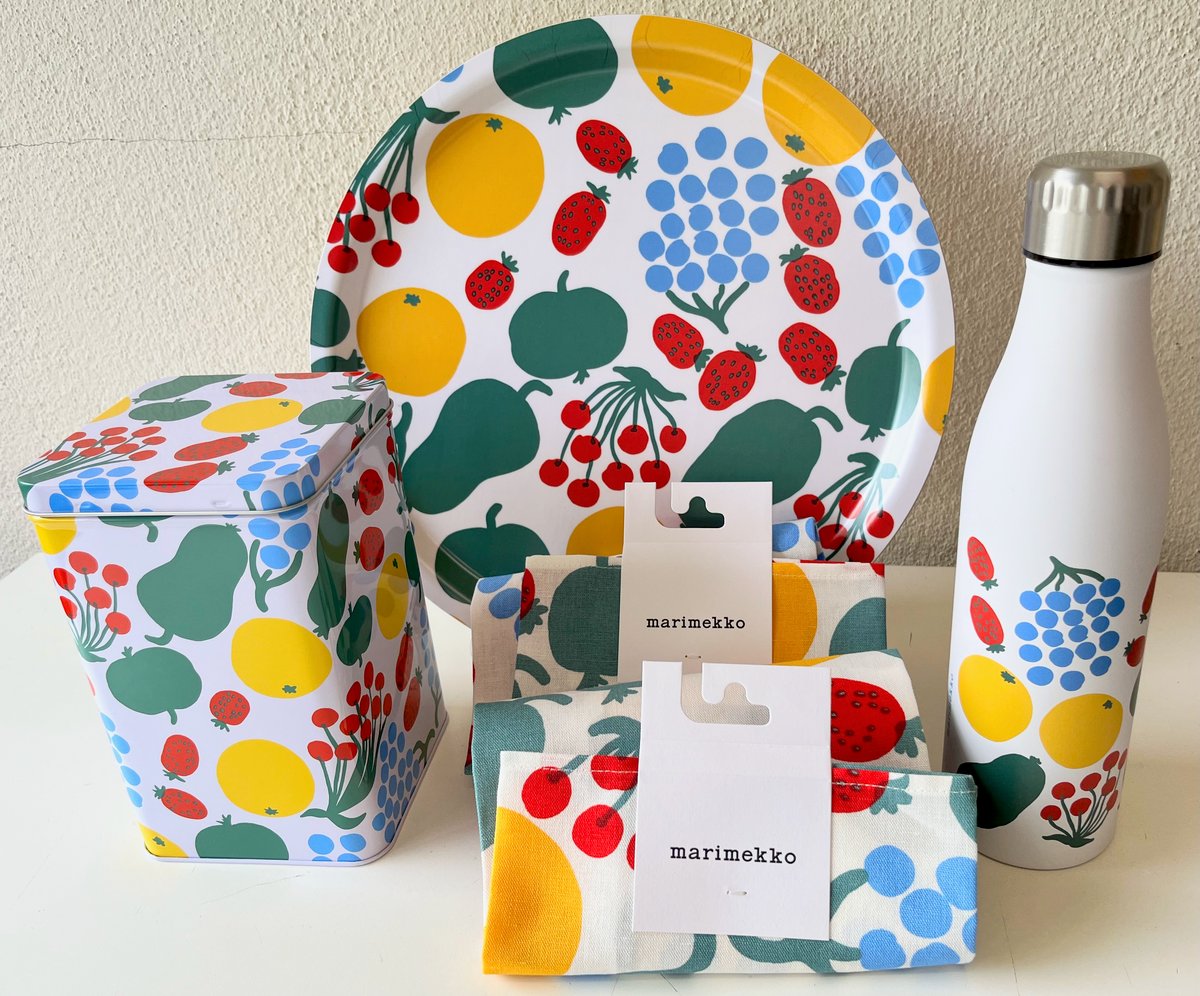| Muija(ムイヤ) ムイヤ　缶　3点セット マリメッコMarimekko Marimekko 日本公式オンラインストア (マリメッコ) 保存容器・ケース