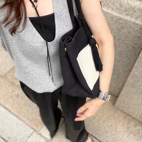 2026 サテンタックワイドパンツ