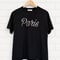 残りわずか 刺繍ロゴPARIS Tシャツ
