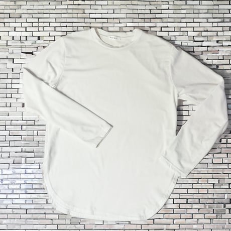 ラウンドカットロングTシャツ