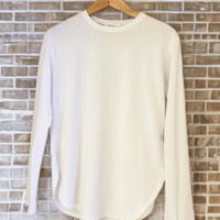 ラウンドカットロングTシャツ