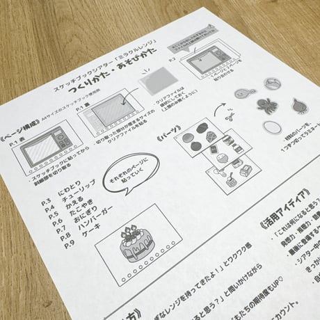『ミラクルレンジ①』保育教材、スケッチブックシアター素材