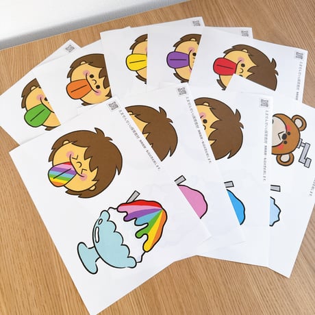 デジタル素材『かきごおり』保育教材、スケッチブックシアター素材