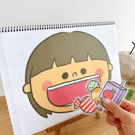 デジタル素材『はみがき』保育教材、スケッチブックシアター素材