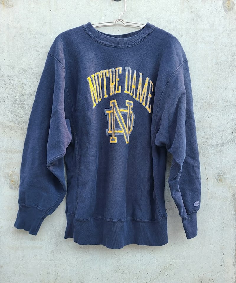 VTG 80s CHAMPION RW NOTRE DAME リバースウィーブ 80's Champion Reverse Weave NOTRE DAME Sweatshirt リバース