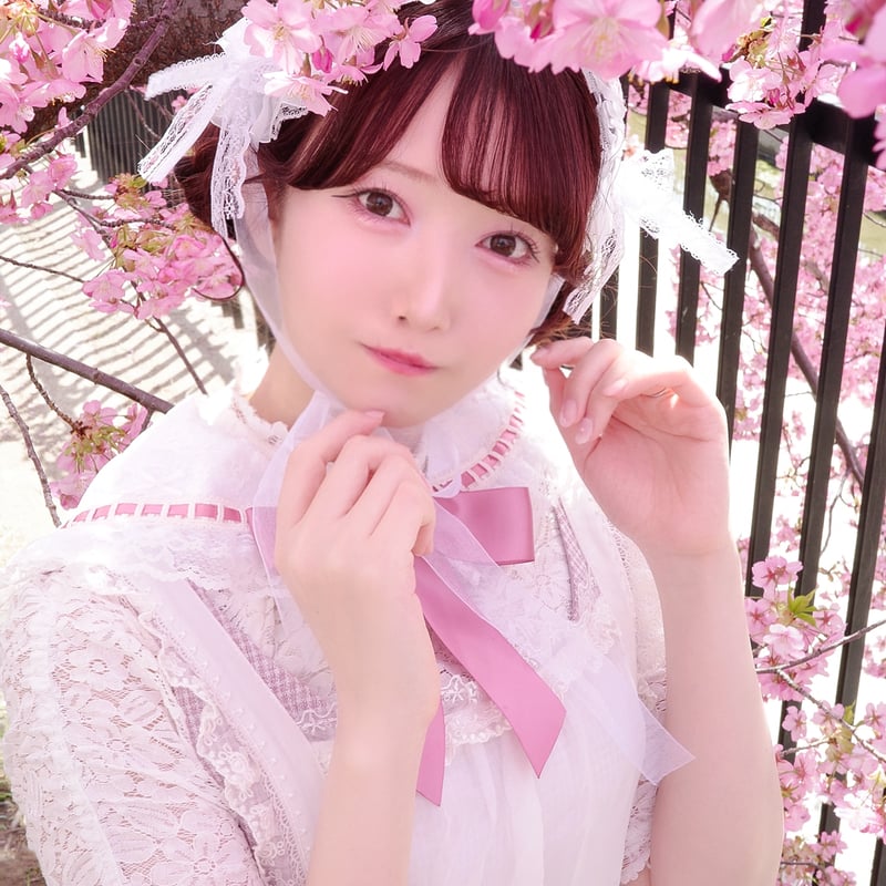 しゃんちゃん×kimishika】つけ襟♡ピンク | KIMISHIKA online shop