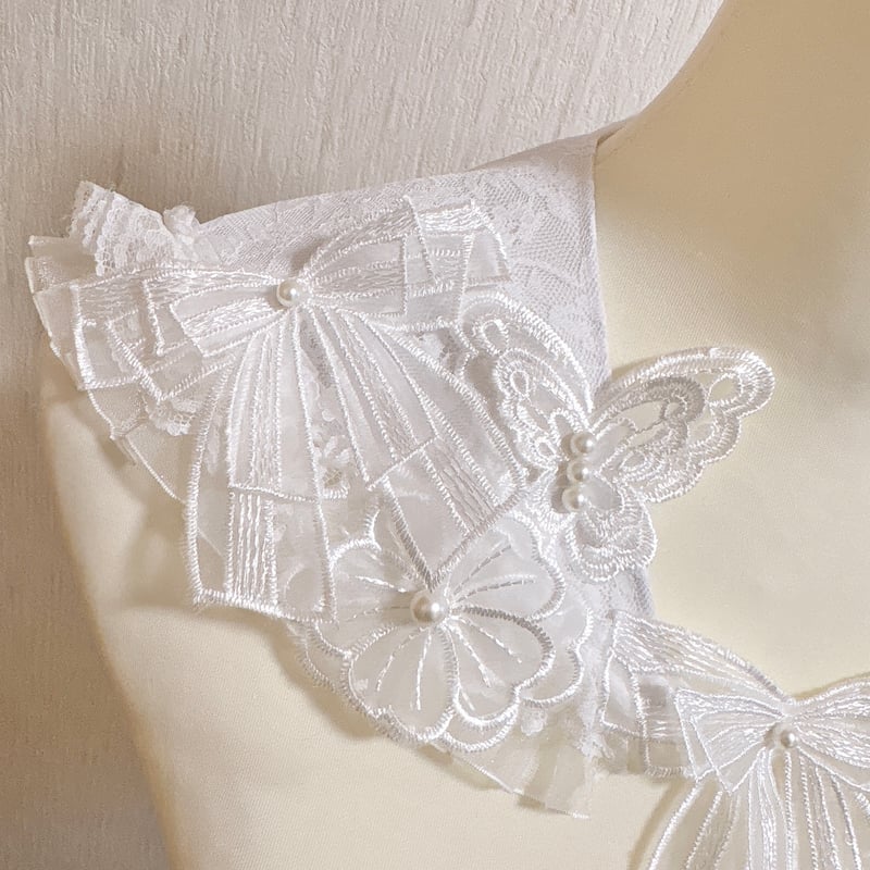 レースつけ襟【ﾎﾜｲﾄｼｼｭｳ】 | KIMISHIKA online shop