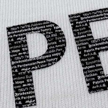 PEACE FACTORY 世界言語 半袖Tシャツ #ホワイト